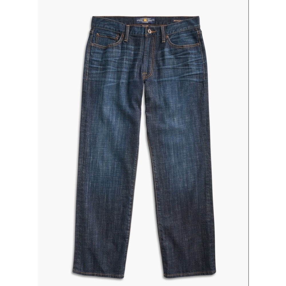Lucky Brand 361 Vintage Straight Jeans Mens 40x32 Blue Denim Classic Casual